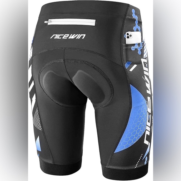 NICEWIN Men's Cycling Shorts 3D Padded Quick Dry Bike Shorts - Picture 1 of 6